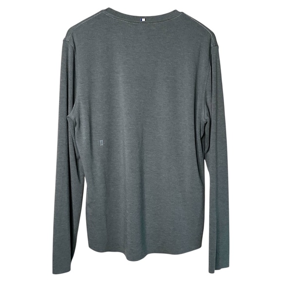 KIT AND ACE Men’s Long Sleeve V Neck Tee Modal Blend with Wool Sz M - Picture 4 of 9